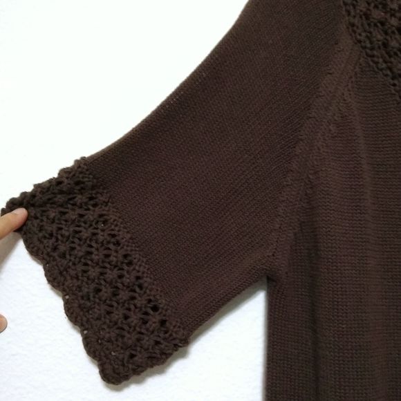 Peck & Peck crochet retro 50s cardigan - Picture 6 of 7